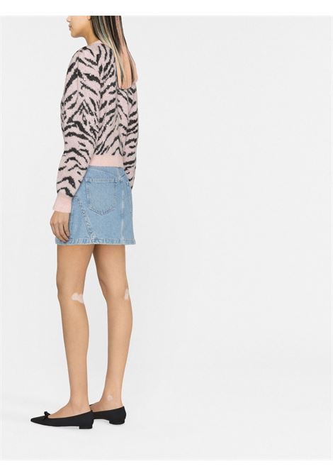 Animalier printed cardigan-women ALESSANDRA RICH | FAB3119K37609041